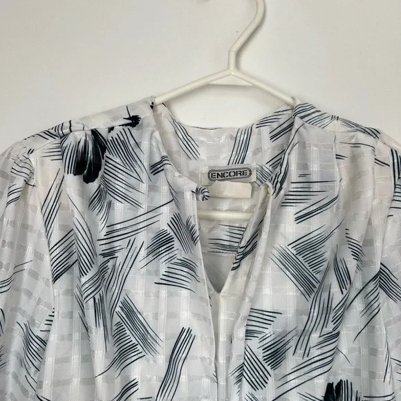 ENCORE (NWT sz 10) vintage 90s deadstock belted secretary floral midi dress - Picture 4 of 11